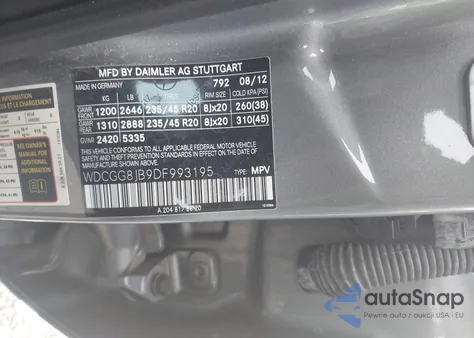 2013 Mercedes-Benz Glk 350 4Matic from USA, damaged, VIN WDCGG8JB9DF993195